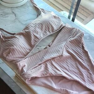 Aerie High waisted ribbed bikini